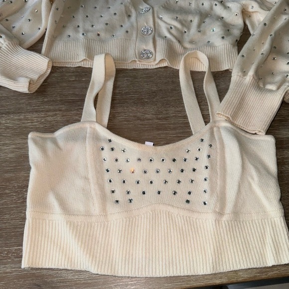 INTERMIX
Kelly Embellished Knit Bralette - Picture 8 of 9